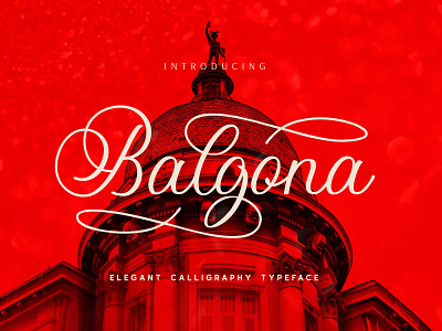 Balgona - Elegant Calligraphy Typeface