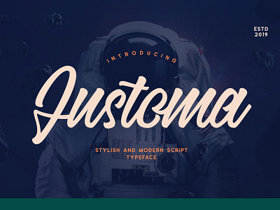 Justoma - Stylish And Modern Script Typeface