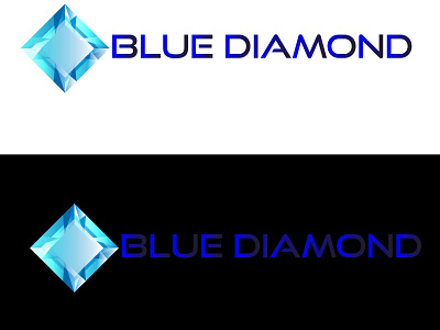 blue dimond design logo vector