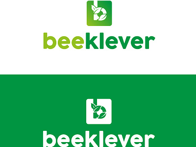 Beeklever design icon logo vector