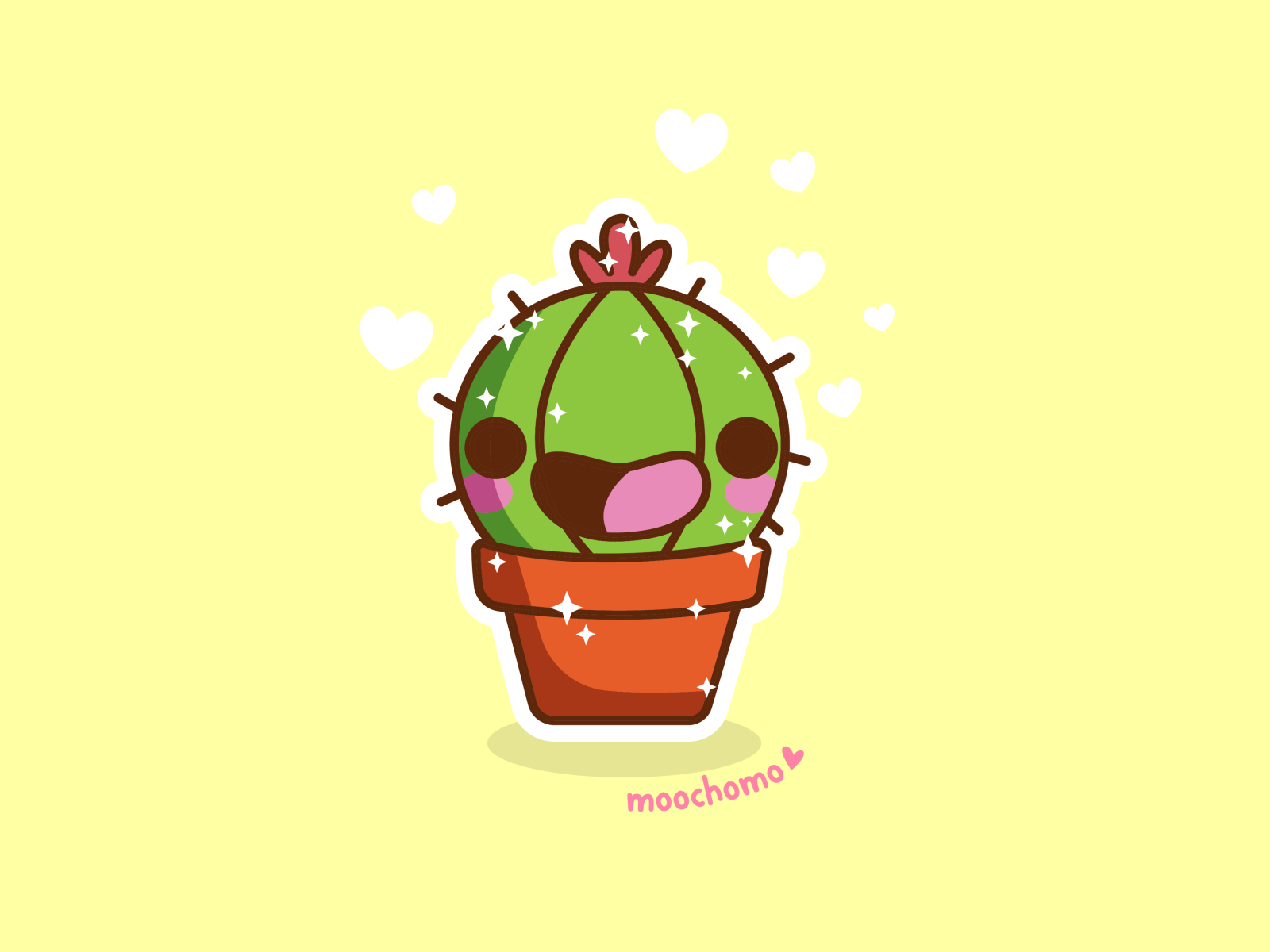 Little Cactus by Mochomo on Dribbble