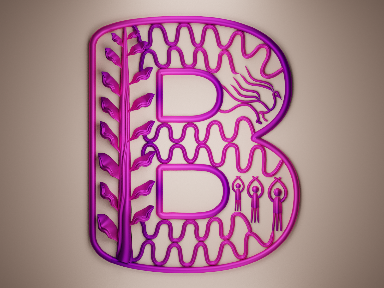 36 Days Of Type : B By Arunesh Varade On Dribbble