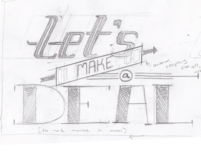 Sketchsketch custom deal hand drawn text type typography