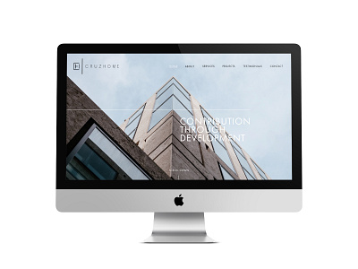 CRUZHOME // WEBSITE DESIGN branding design logo vector web website