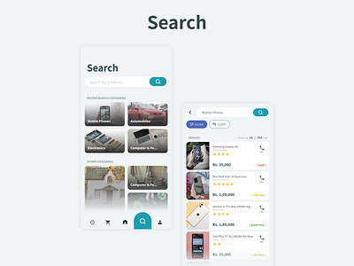 100 Days UI Challenge: #22 Search 100 day ui challenge 100daychallenge design figma design minimal minimal icons mobile app mobile app design search design ui ux ux ui