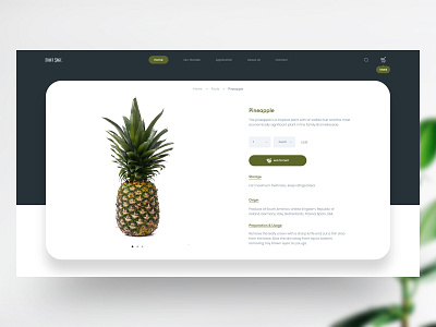 Fruit Ecommerce Web Ui/Ux Concept - Fruit store