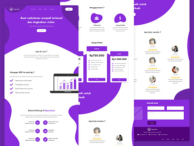 Ngonsulseo - Landing Page Concept