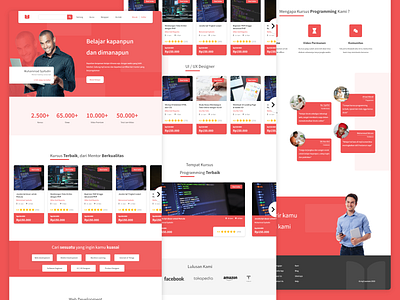 myCourses - Landing Page Concept adobe xd branding courses design designui education website educational homepage landing page landing page design ui uidesign web webdesign webdevelopment