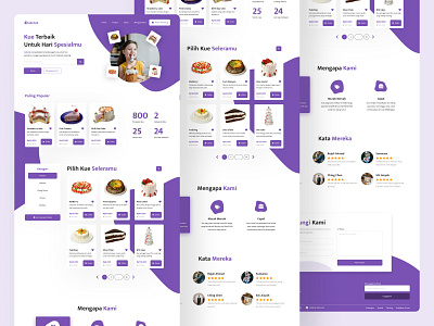 CakeCak - Landing Page Concept