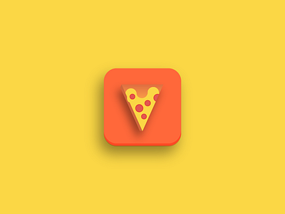 Daily UI Challenge #005 app icon appicon dailyui dailyuichallenge flat icecream icon illustration mobiledesign pizza ui uidesign