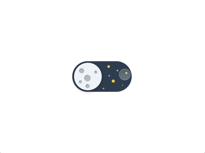 Daily UI Challenge #015 animation dailyui dailyuichallenge day interaction night off on principle switch ui ui design