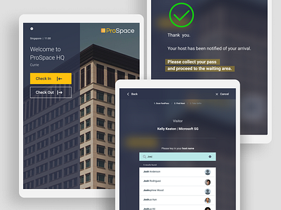 Visitor Management Ipad App ipad app ui design visitor management