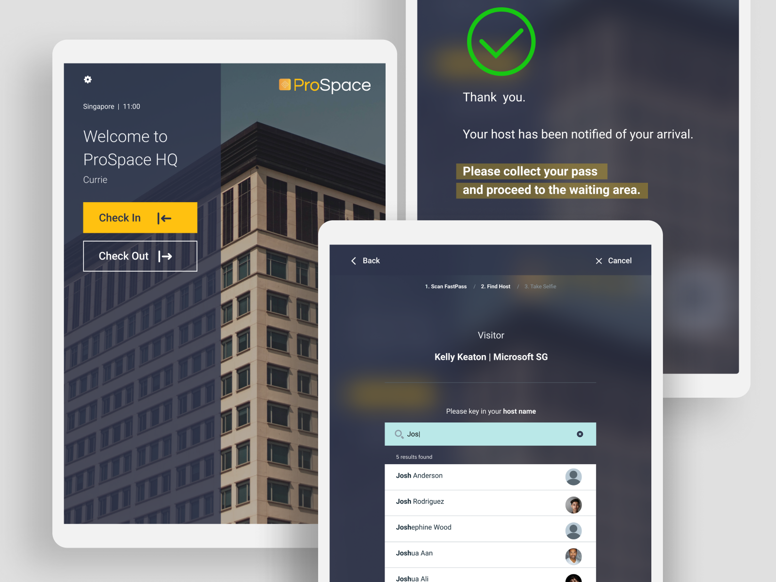 Visitor Management Ipad App by Nas on Dribbble