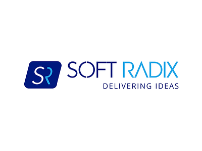 Soft Radix branding design logo software symbol text