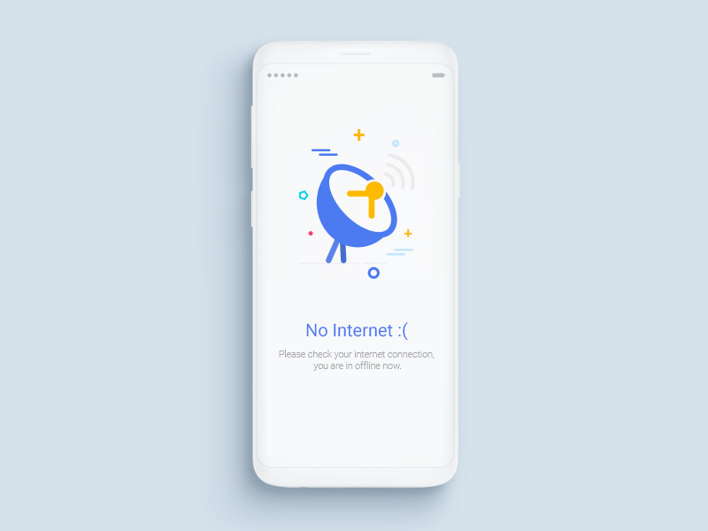 No Internet by Harpal Singh ⭐️ on Dribbble