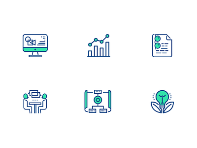Company Process & Services Icons
