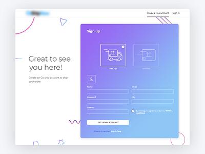 Signup form by Harpal Singh ⭐️ on Dribbble