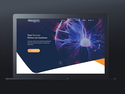 WIP - Homepage agency business consultant design homepage solutions web