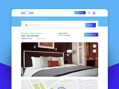 Detail page - Shellpar detail page finder house listing property search real estate uiux website