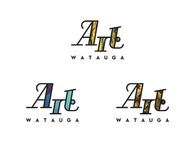 Art Watauga Dynamic Identity art custom typography dynamic identity logo neutra text watauga