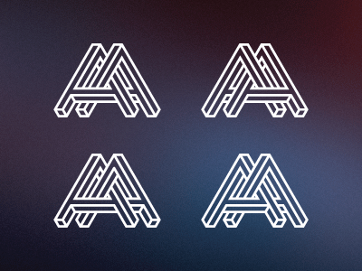 Impossible AA a aa identity impossible monogram