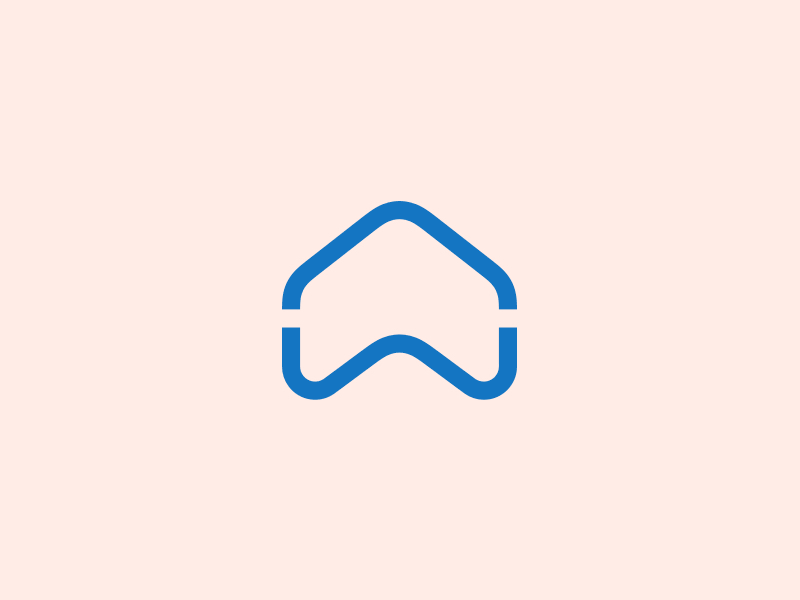 workright ergonomics mark blue branding ergonomic golden ratio logo mark minimal minimalist organic ratio rounded