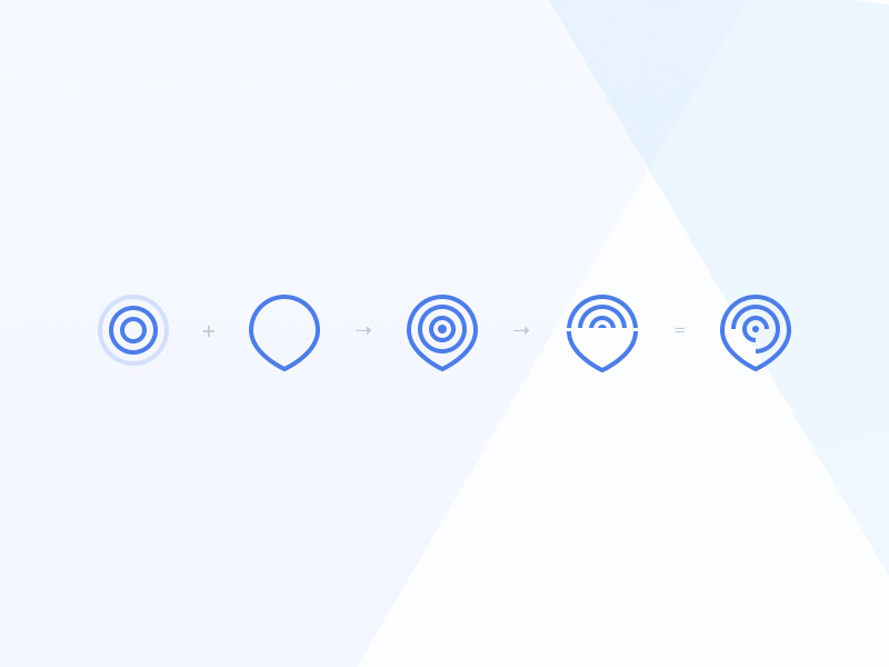 SaaS risk mitigation brand identity location pin pulse modern blue startup logo startup branding identity brand branding mark