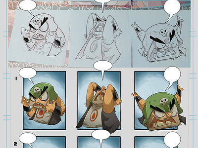 Zethpaneles Color characterdesign characterstudy comicpanel digitalcolor process