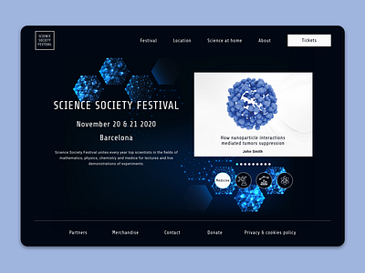 Responsive Science Festival site