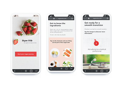 Veganmile | UX UI Project dailyui design ui uidesign