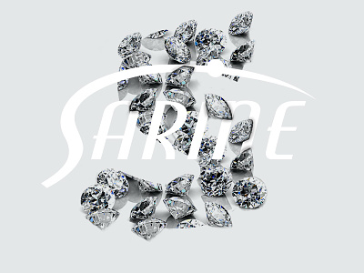 Sarine Diamonds design icons landing numbers page splash stats ui web