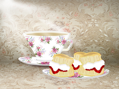 Cup a tea at grandma's house british england london mate palace pot service tea