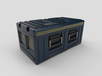 SCI-FI BOX artist blender box cases design game images loot lootbox maya modeling sci fi scifi textures weapons