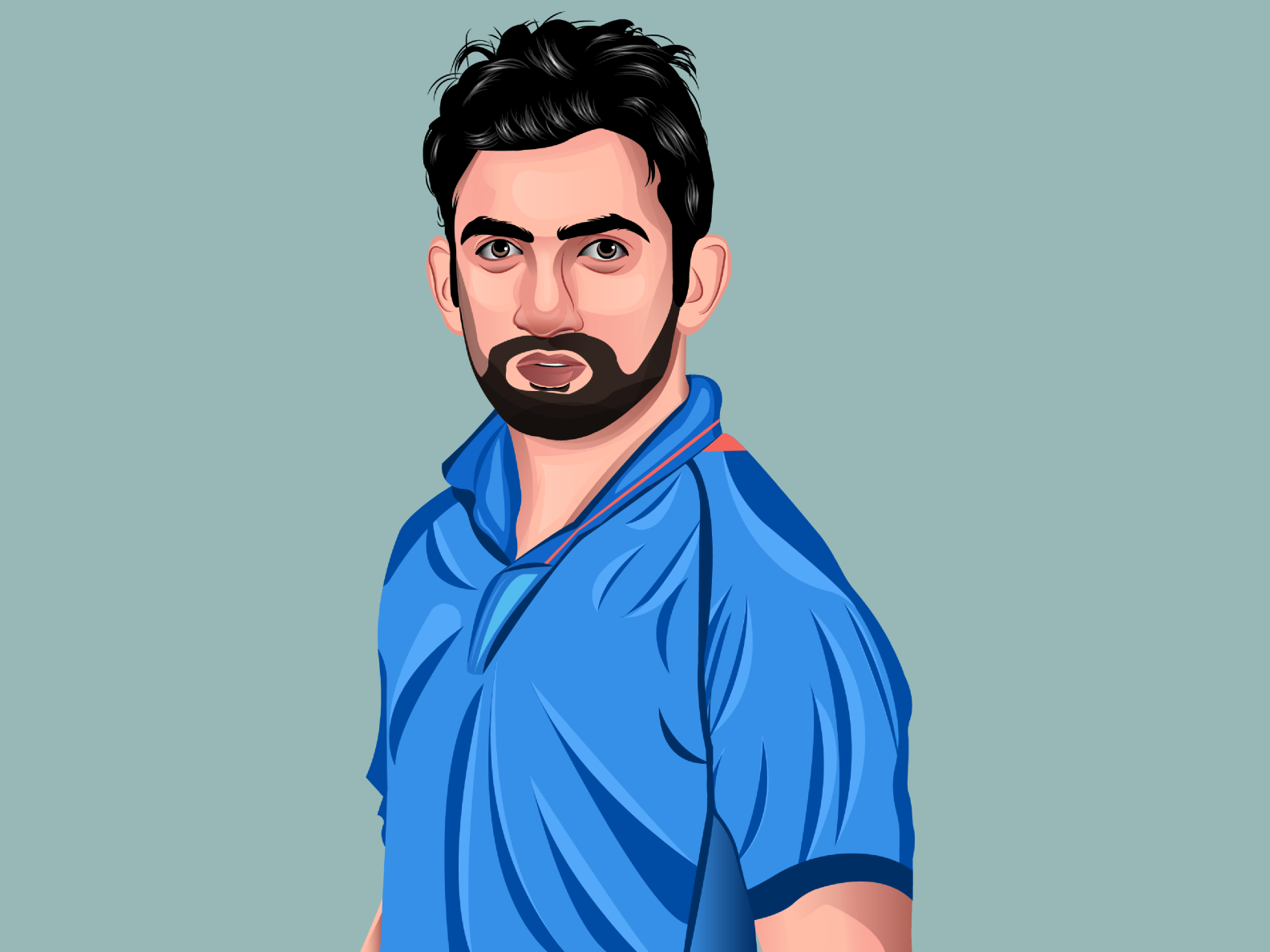 Gautam Gambhir By Kumar Sk On Dribbble 2928