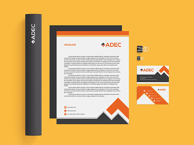 ADEC - Corporate identity (Business card, Letterhead)