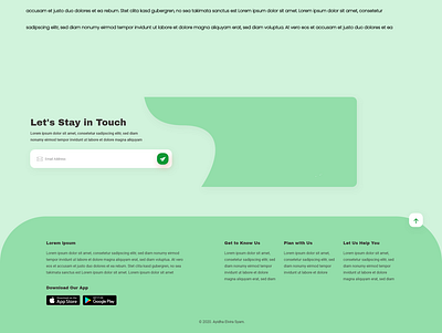 Homepage UI typography uidesign web