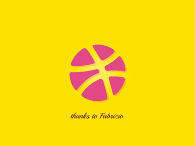 Hi Dribbble! debut design thanks welcome