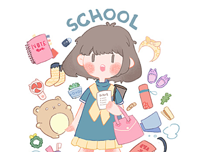 GO TO SCHOOL! illustration