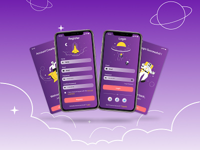 Astro Explore app astrology design mobile ui ux