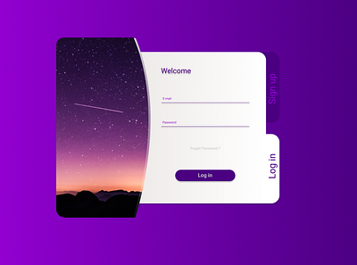 Daily UI #001 - Sign up - Space argentina challenge daily daily ui figma login login form login page login screen space ui ux