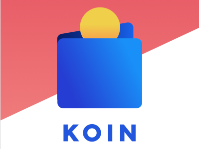 Koin App proposal design logo ui
