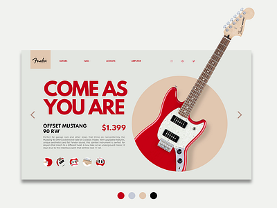 FenderShop Ui Concept