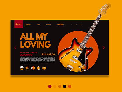 FenderShop UI Concept