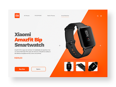 UI concept - Xiaomi Amazfit Bip