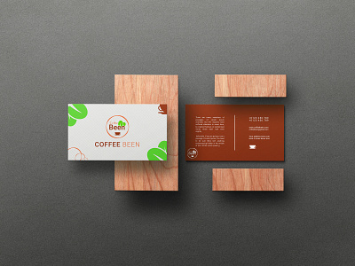 Business Card Design (Coffee Been) branding business card graphic design