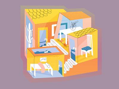 Little House / vector illustration