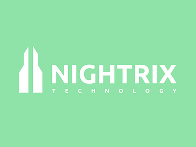 Nightrix Technology #2 branding design flat illustration logo nightrix vector