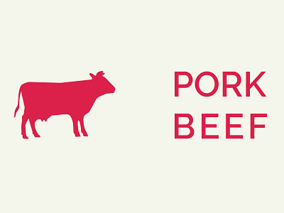 Pork & Beef Market Logo