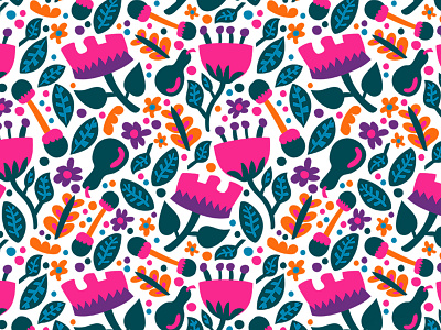 Pink Flower Pattern