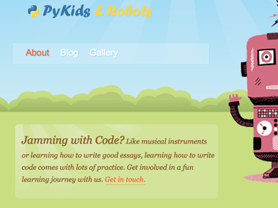 Pykids design robots web